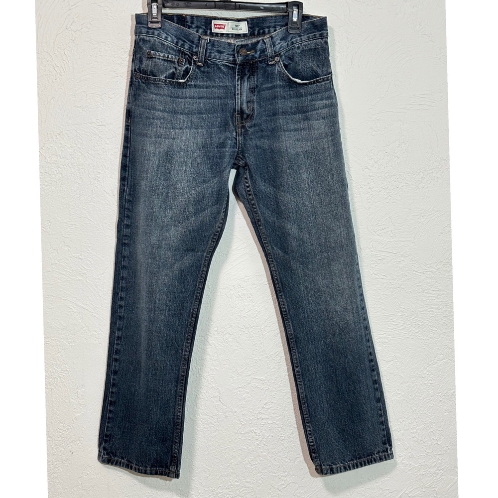 Levis 505 HUSKY SIZE 12 - Kids‎ Jeans Med Wash Denim Straight Leg